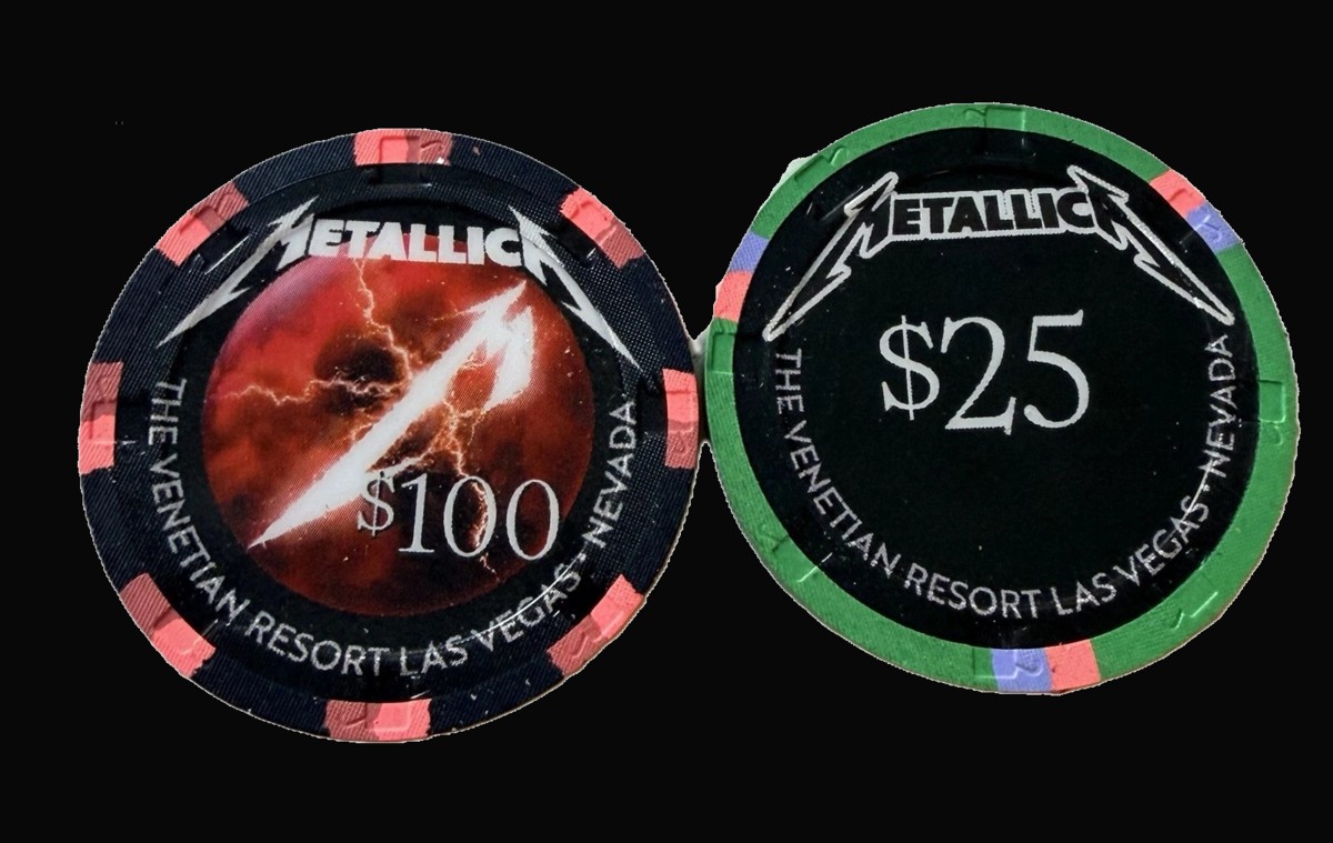 METALLICA CASINO CHIPS Cause $100,000+ FRENZY: Canadians LOSE OUT?